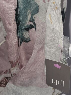 J. Jill Dusty Pink Floral Scarf